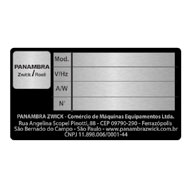 Placas em Alumínio para Identificação de Máquinas