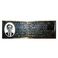 Placas em Latão Fundido